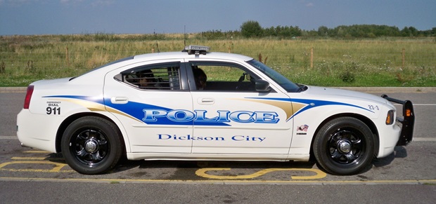 The American police car which will be in the Isle of Man during the 2010 TT